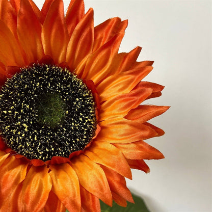 Sunflower Stem 26" - Orange