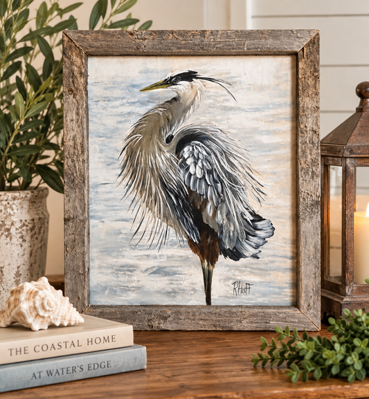 Blue Heron Shakin' it Off