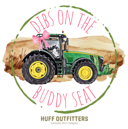 HUFF OUTFITTERS DIBS ON BUDDY SEAT (Pink Bow)